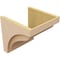 Ekena Millwork 12"W x 12"D x 12"H Wide Helena Rough Cedar Woodgrain TimberThane Corbel, Primed Tan CORUR12X12X12HELRCPR - alternate 3